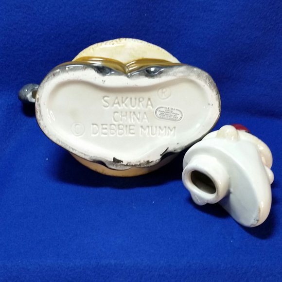 Sakura Debbie Mumm Santa Short and Stout Teapot Folk Art Mini Teapot Series - Picture 10 of 10